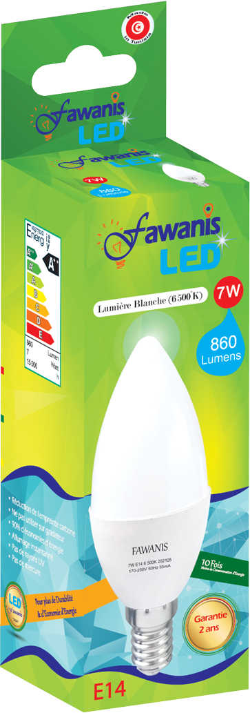 Eco'nis LED flamme 7W