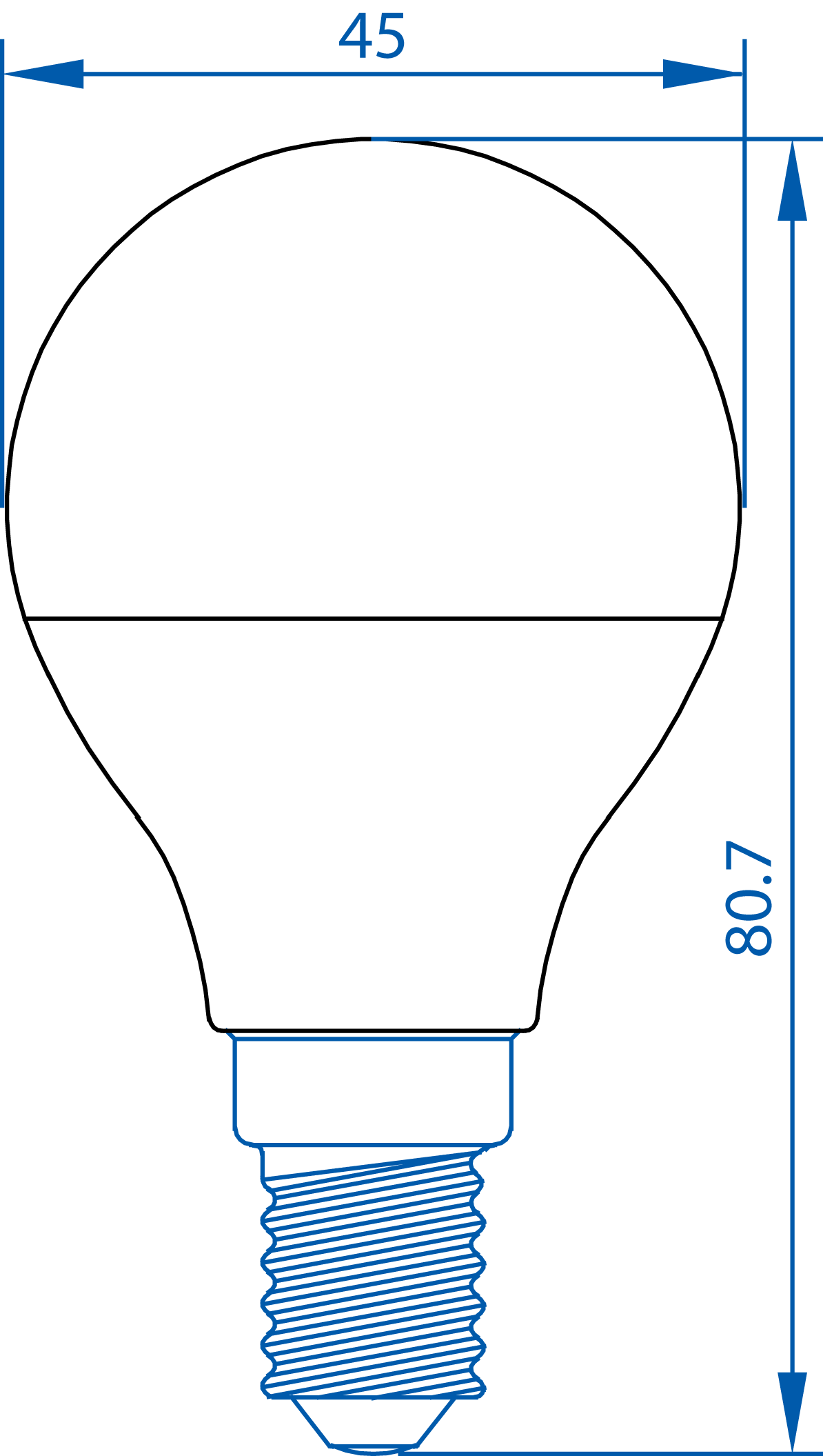 Sphérique 5W E27