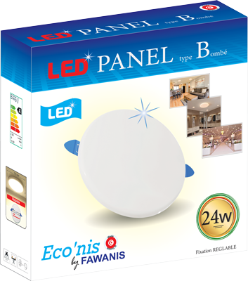 Panel Type Bombé 24W