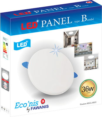 Panel Type Bombé 36W