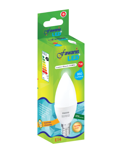 fawanis LED flamme 7W